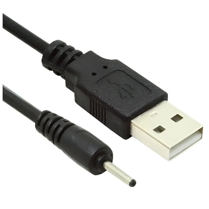 Cable USB Ficha 1,8mm Pin Fino 60cm DC 5V