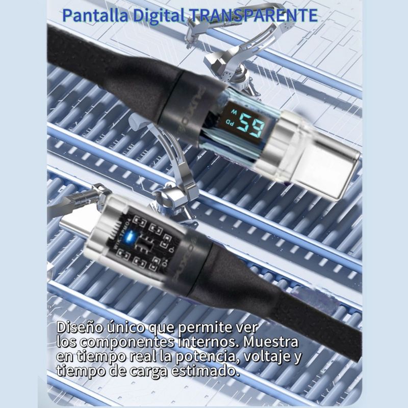 Puxida CB-24  6A 65W Carga Rapida Tipo C