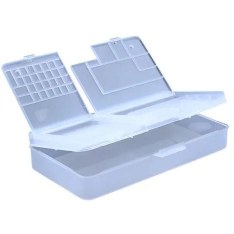 Yaxun 2303 Caja Organizadora Plastica, Doble Fondo