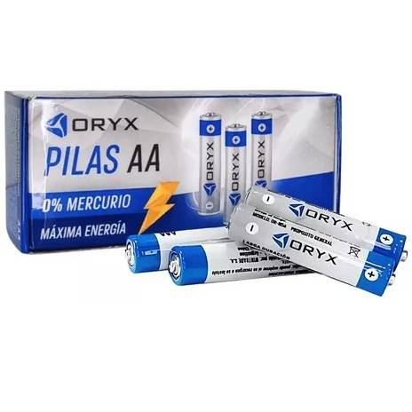 Pilas Oryx AA Larga Duracion 1.5 Volts, Por Unidad