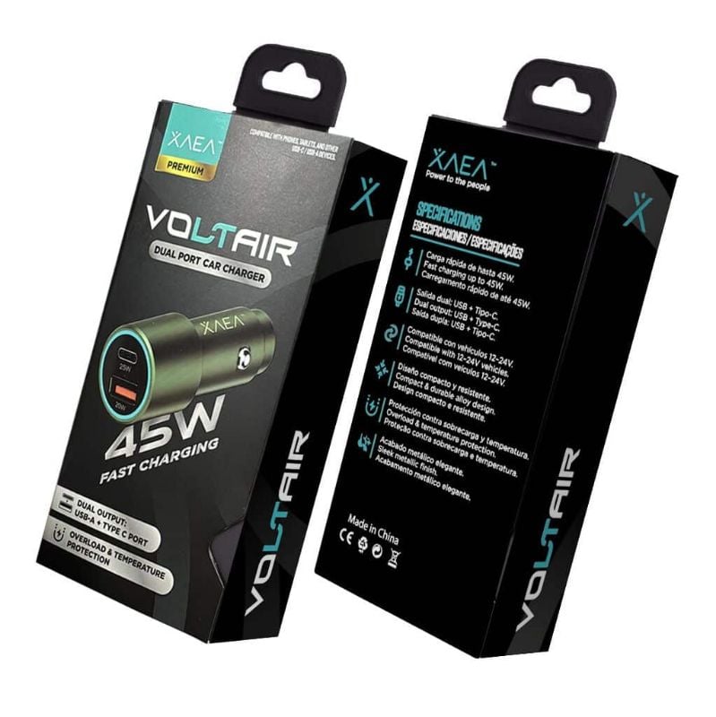 Cargador XAEA VOLTAIR MODX-517 3A USB+Tipo C