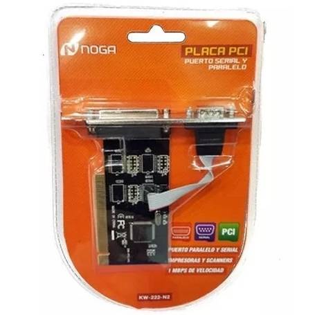 Noga KW-222N2. Placa PCI adaptador a Puerto Paralelo + Puerto Serie