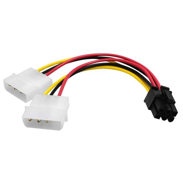 Cable Adaptador Doble Molex a 6 Pines