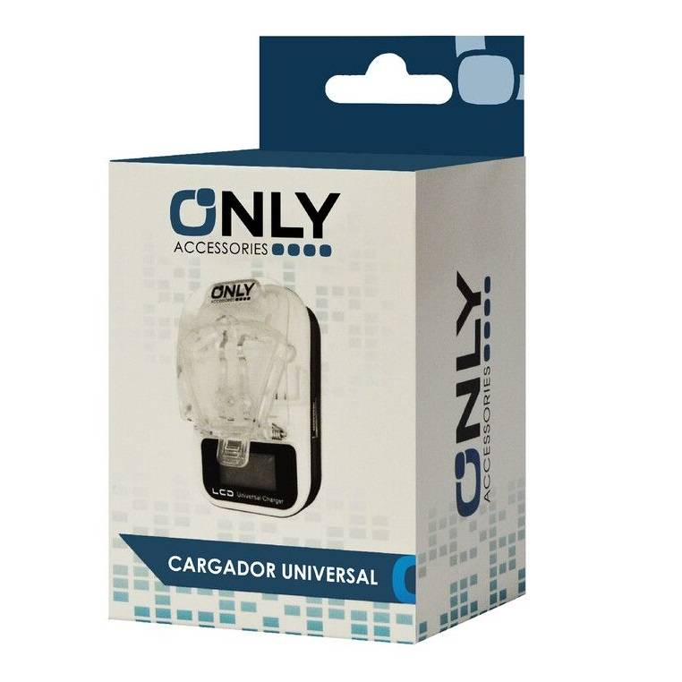 Cargador Universal LCD con USB - Only UN-LC1 600mAh