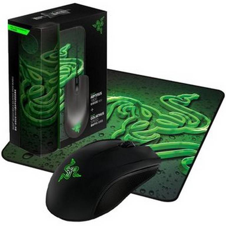 Combo RAZER Mouse Abyssus y Pad Goliathus