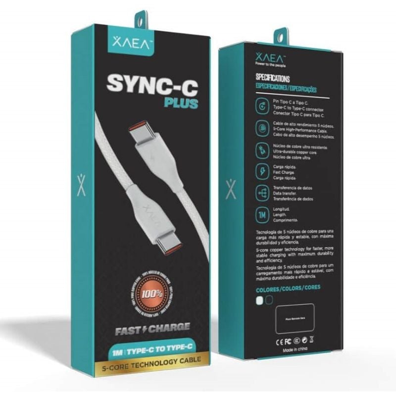 Xaea Sync-C Plus MODX-008S cable Tipo C a Tipo C