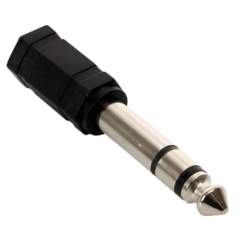 Adaptador Miniplug Auxiliar 3,5 A Plug 6,3mm Estereo Grande