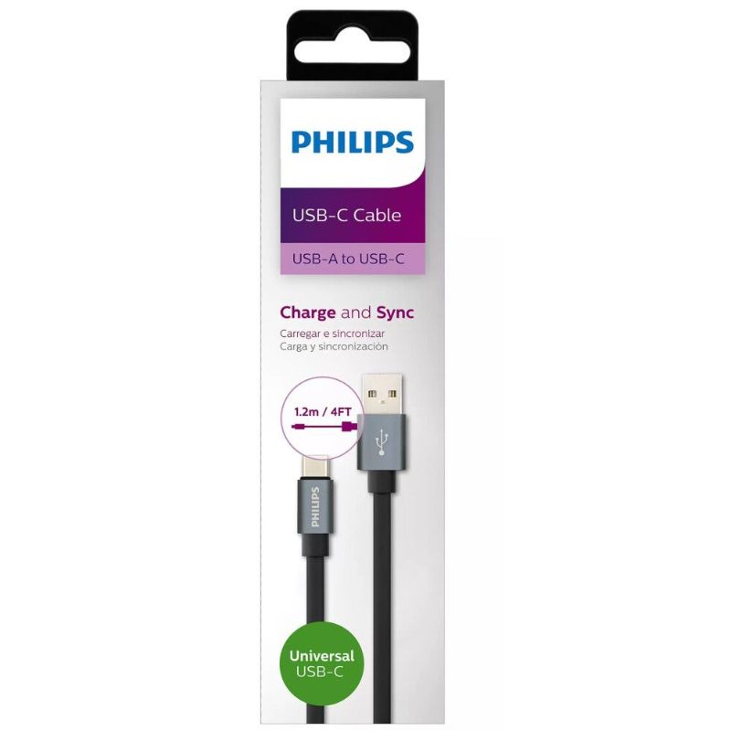 Philips  DLC1530C 30W Carga Rapida, Tipo C 1,2Mts Original
