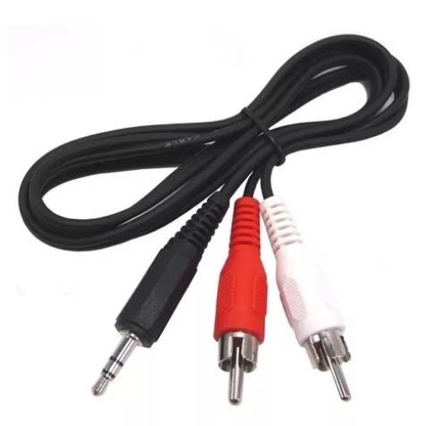 Cable Auxiliar Mini Plug a 2 RCA