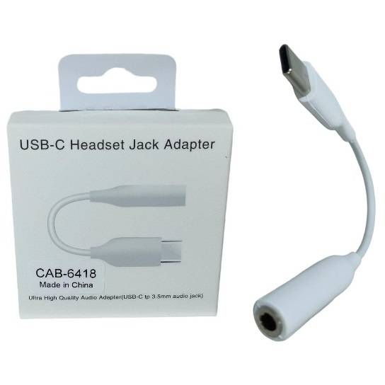 Adaptador Tipo C a Jack 3.5