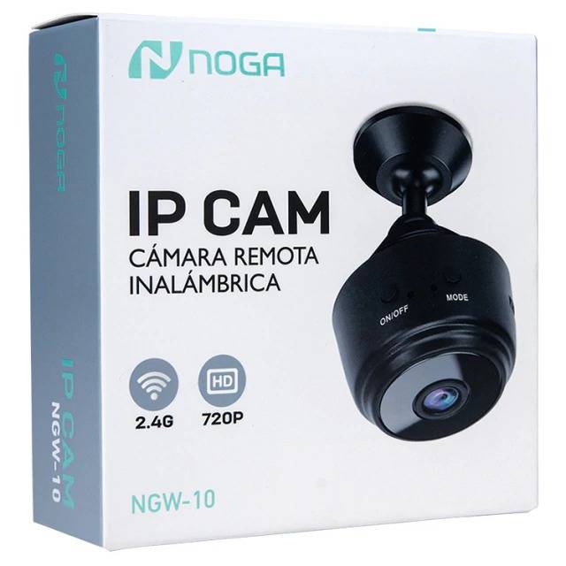 Mini Camara Seguridad Noga NGW-10 720p Inalambrica 2,4Ghz