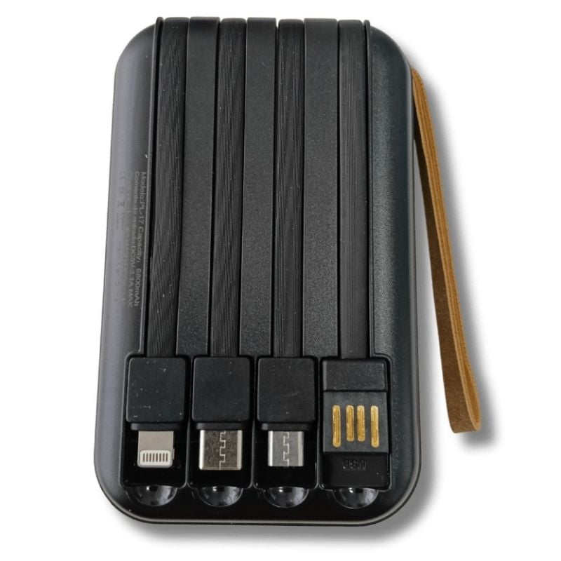 Lambo Tech PL-17 Cargador Portatil Power Bank 4 En 1   6.800mAh