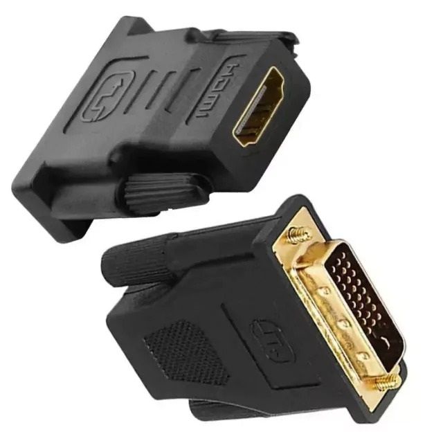 Handa M-K032 Adaptador DVI 24+1 (Macho) a HDMI (Hembra)