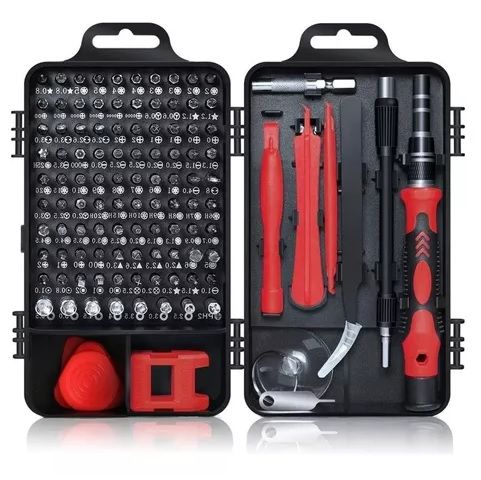 Kit Herramientas Reparacion Celulares/Tablets/Notebooks Magnetico 115 en 1