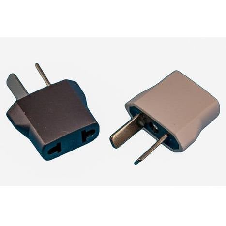 Adaptador 220V de Patas Paralelas/Redondas a Oblicuas Chatas