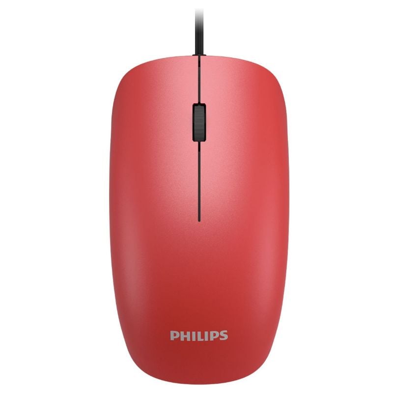 Philips M214 1000dpi USB Rojo/Azul/Negro
