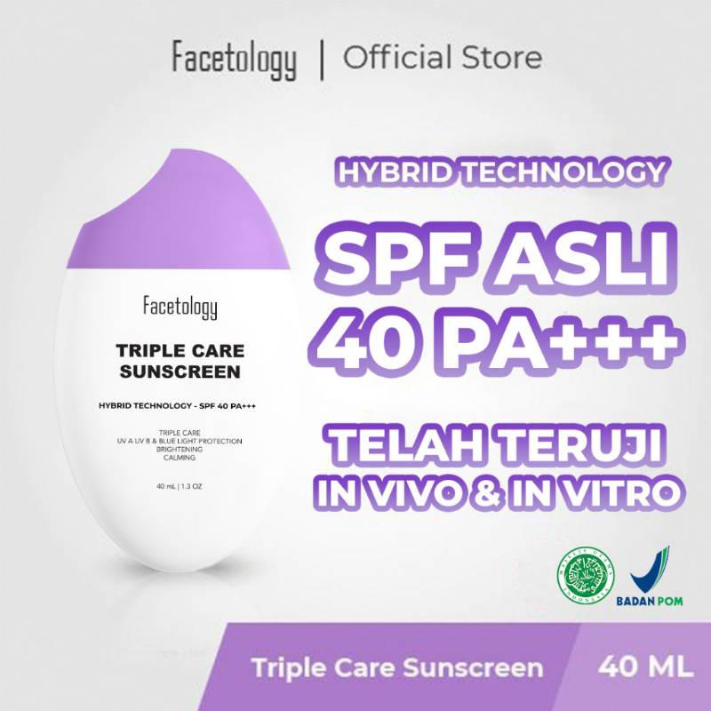 Facetology Triple Care Sunscreen SPF 40 PA+++