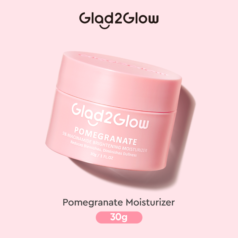 Glad2Glow Pomegranate Niacinamide Brightening Moisturizer