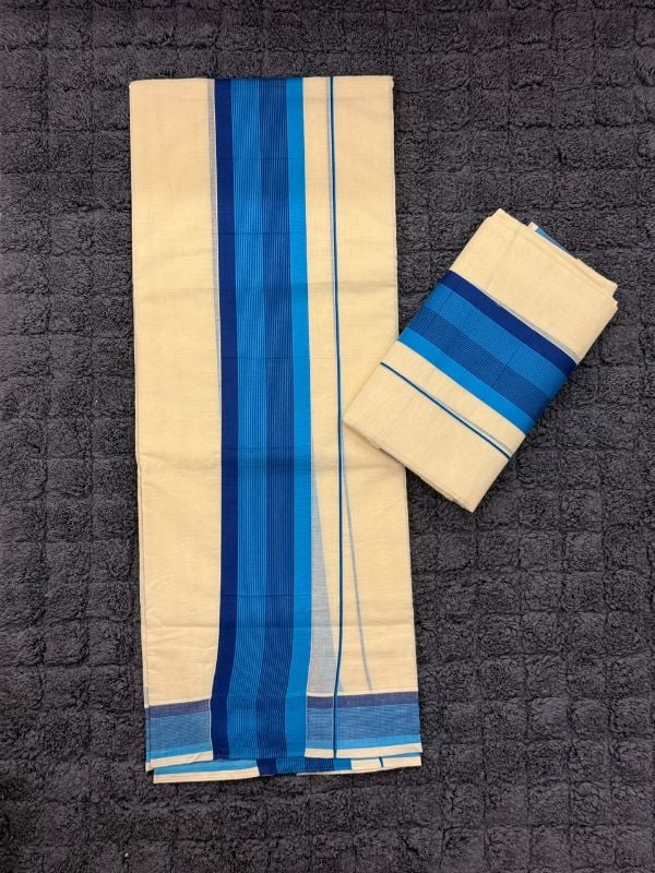 Set Mund Blue Border