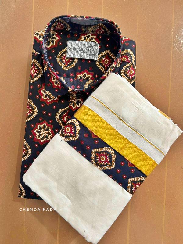 Onam combo Ajark printed model CK02 (20.D)
