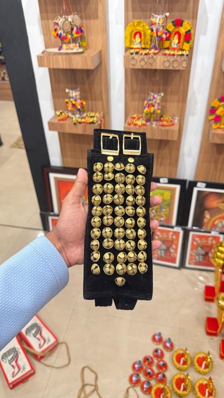 Black Five layer Chilanka Without Bag for classical dance