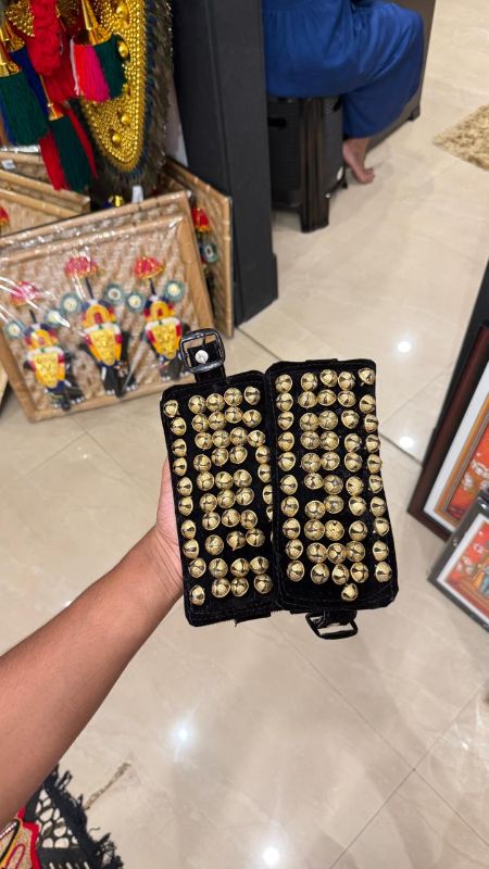 New Black Five layer Chilanka Without Bag for classical dance