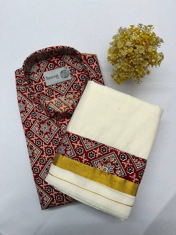Onam combo Ajark printed model CK11 (24.D)