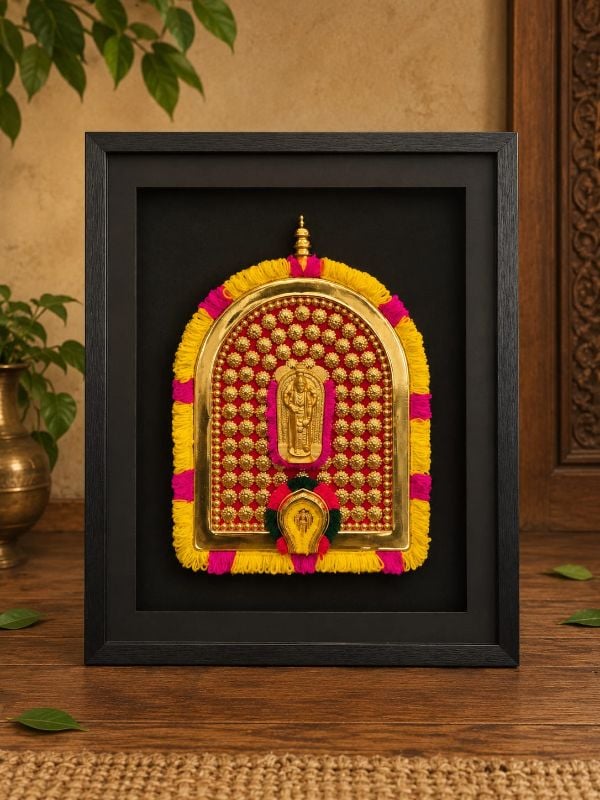 Guruvayoorappan kolam frame