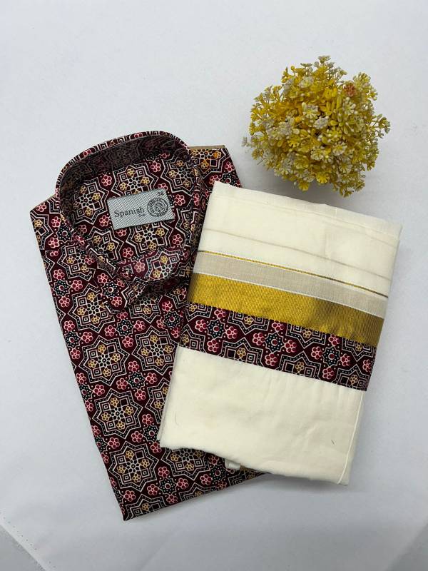 Onam combo Ajark printed model CK18 (22.C)