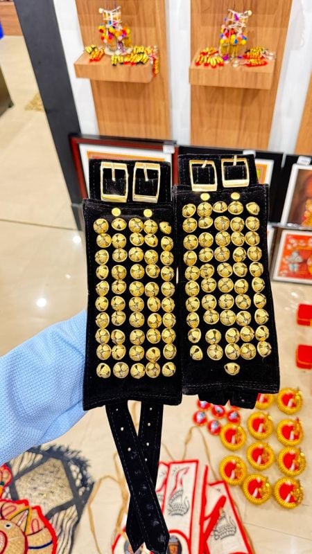 Black Five layer Chilanka Without Bag for classical dance