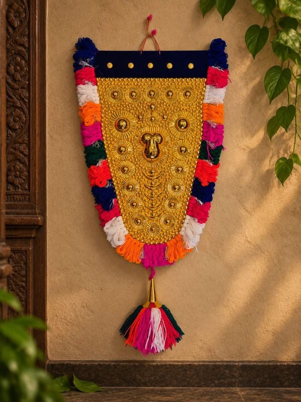 2.5 feet Traditional Netipattam (Elephant Caparison)