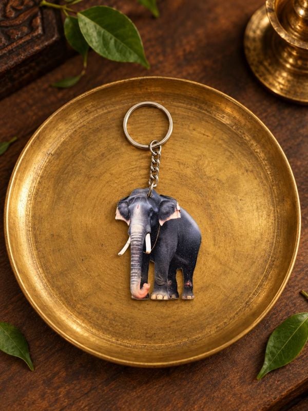 Pambadi Rajan Elephant keychain