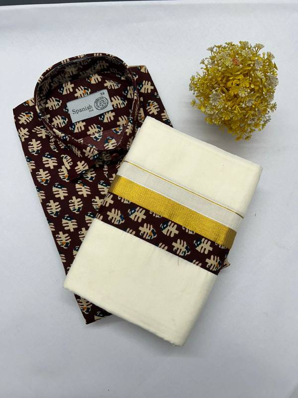 Onam combo Ajark printed model CK28 (21.B)