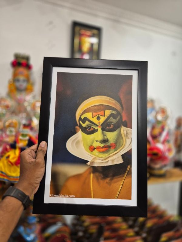 Kathakali facial expression 3 Photo Frame 16 x 11