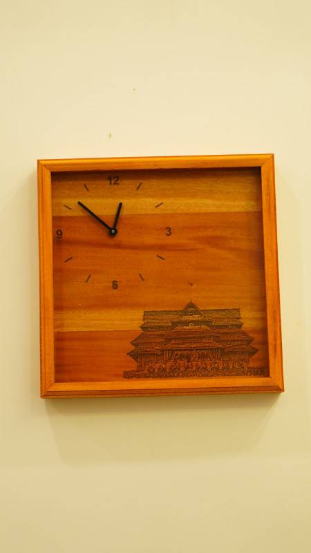 Thrissur Pooram- Wooden Clock