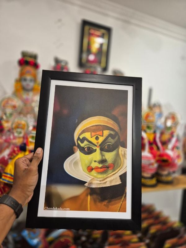 Kathakali facial expression 1 Photo Frame 16 x 11