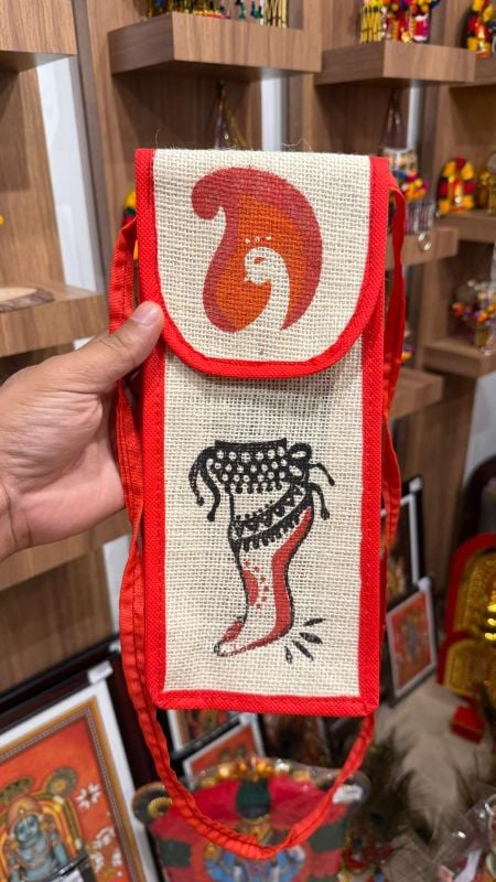 Red Chilanka bag premium with phone pouch