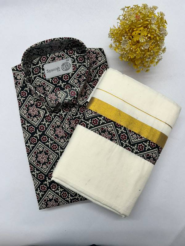 Onam combo Ajark printed model CK32 (24.C)