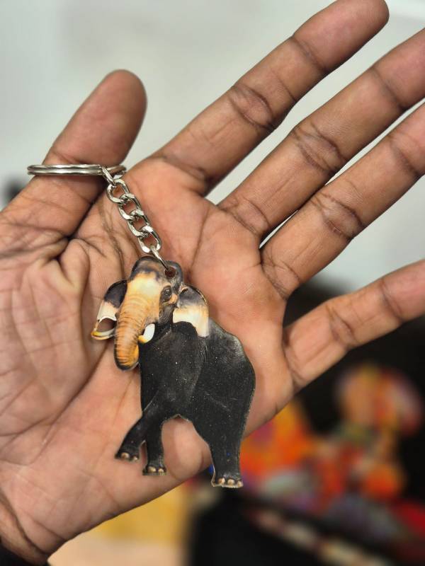 Guruvayoor Kesavan Elephant keychain
