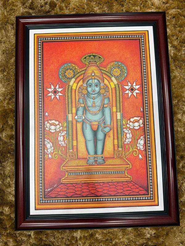 Guruvayoorappan Mural Printed