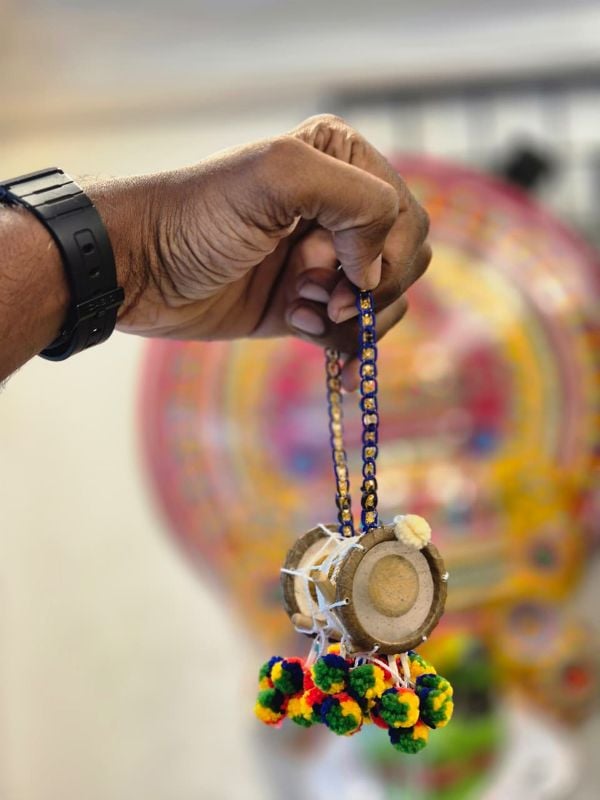2 inch Kathakali padam idakka miniature