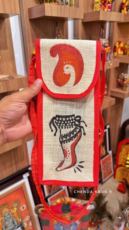 Red Chilanka bag premium with phone pouch