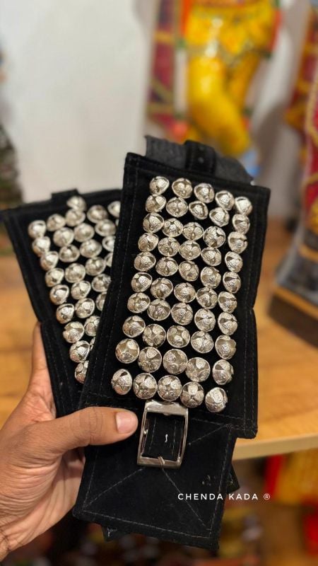 Black Five Layer Silver Bells Chilanka