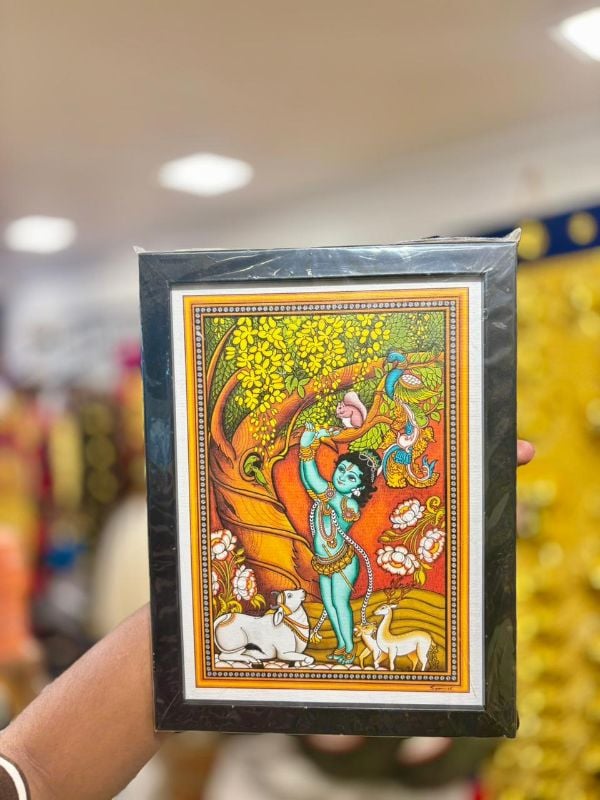 Small- Krishna with mural Printed kanikonna