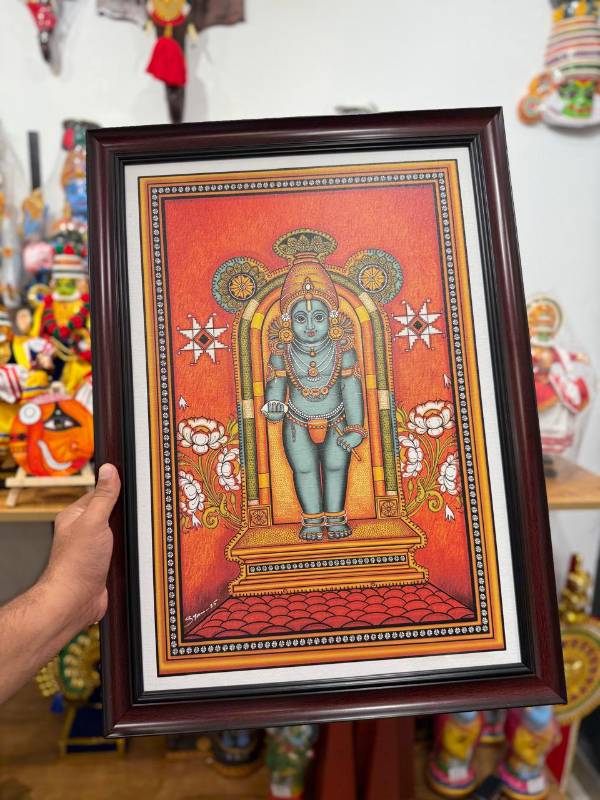 Guruvayoorappan Mural Printed