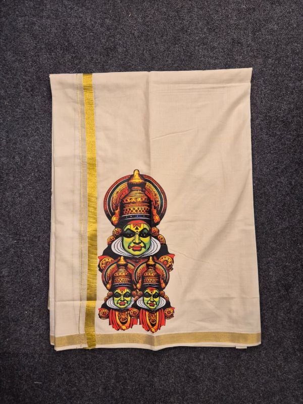 Kasavu Kathakali Mund Model 2