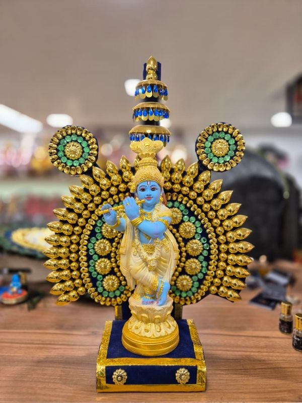 Blue Thidambu With Yellow Krishna