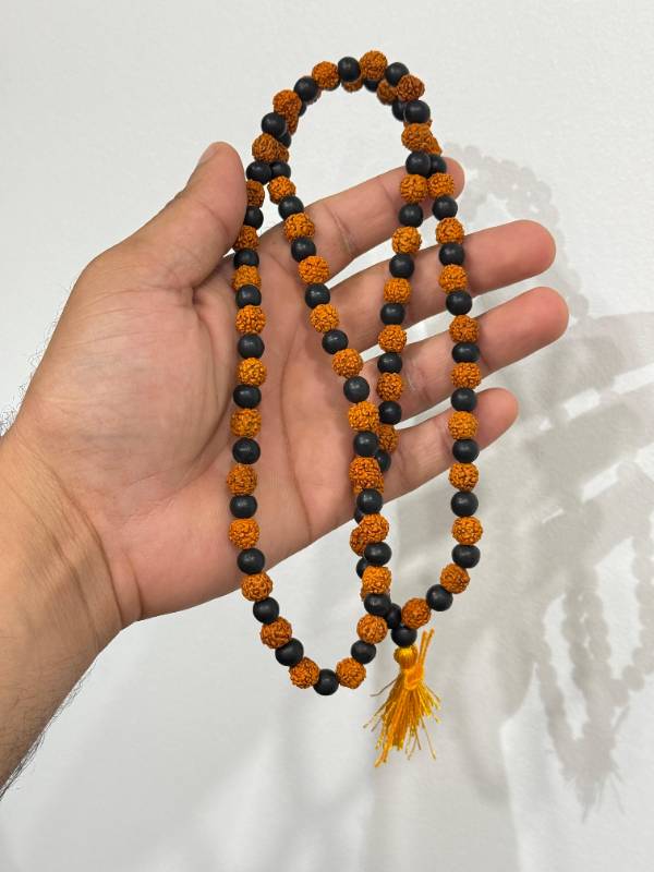 Rudraksham with karingali mala