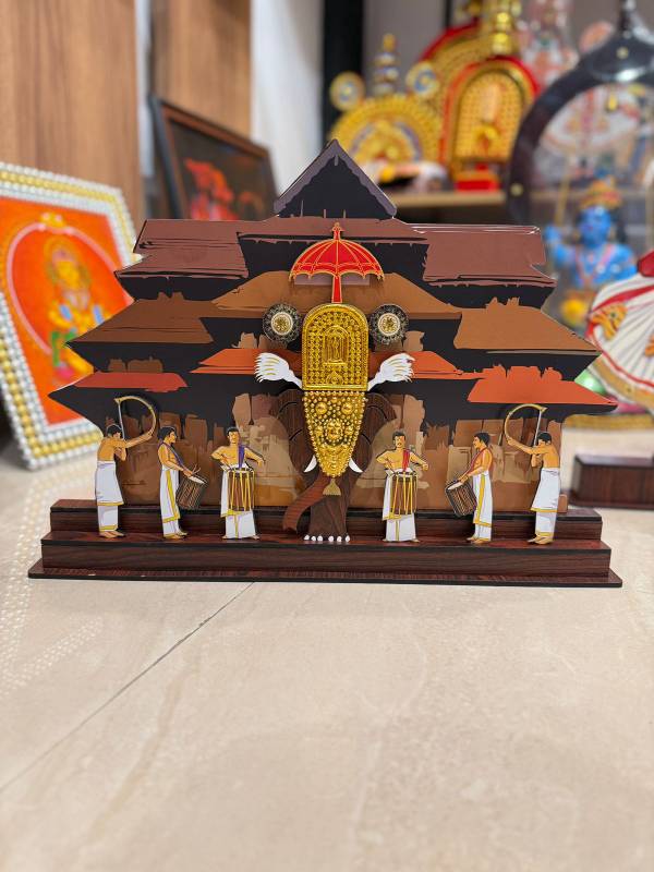 13 inch Thrissur pooram home decor