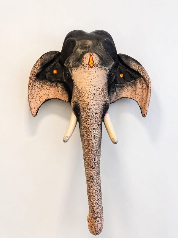 Guruvayur Kesavan Wall Hanging Elephant Head